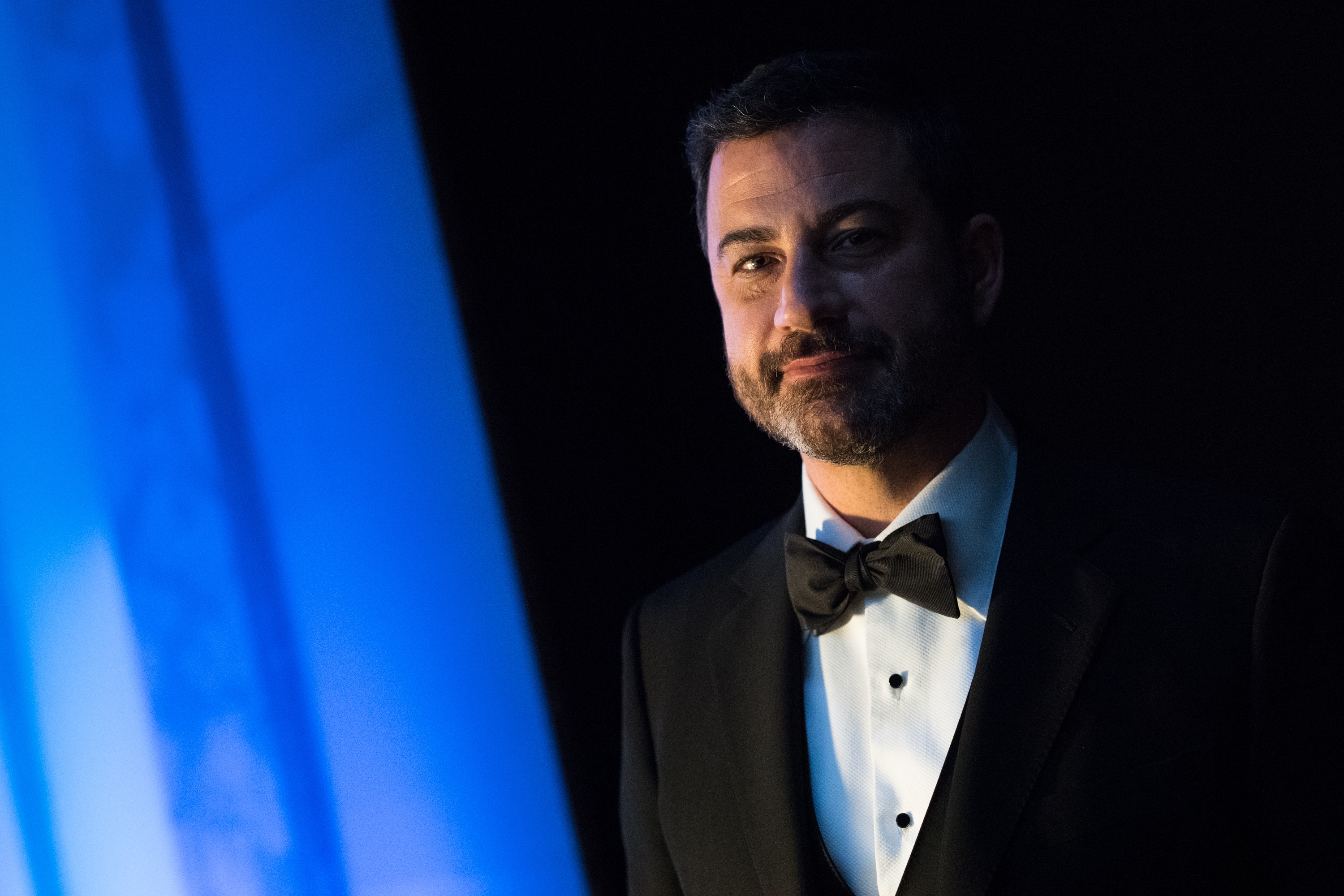 <em>Jimmy Kimmel Live! </em>was pulled off the air by ABC this week following threats from Federal Communications Commission (FCC) Chair Brendan Carr. Kimmel is shown above in Hollywood, Calif., in 2018.